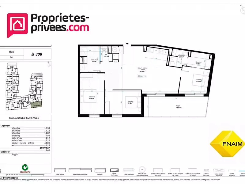 Appartement, 100 m²