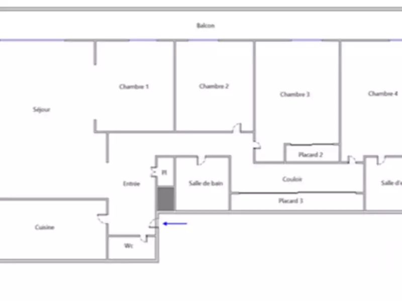 Appartement, 93 m²