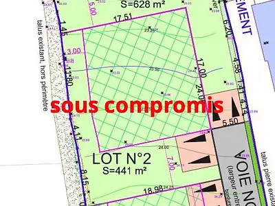 Terrain, 441 m²