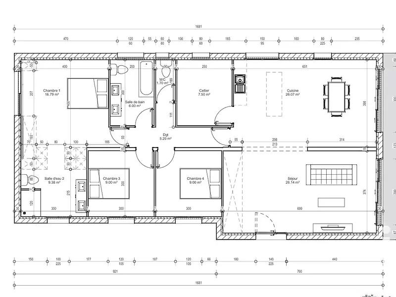 Maison, 115 m²