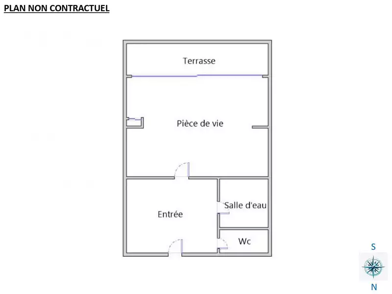 Appartement, 26 m²
