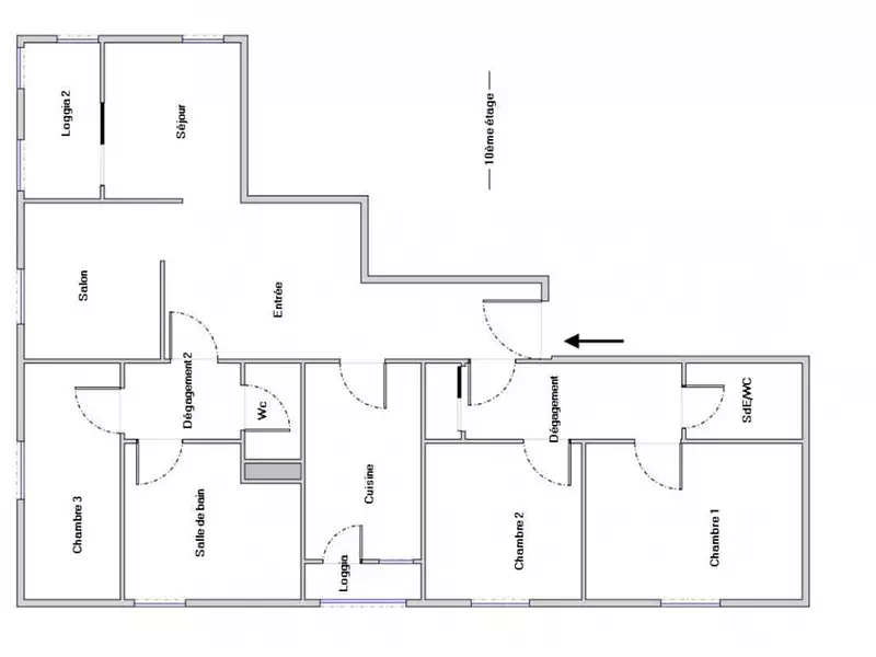 Appartement, 105 m²