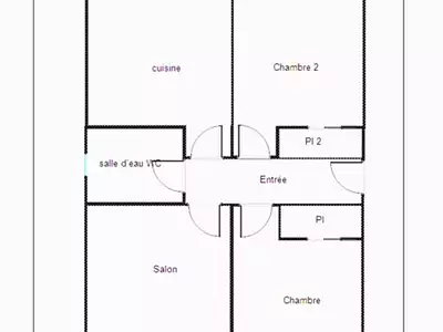 Appartement, 60 m²