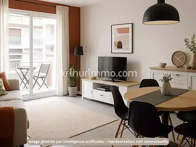 Appartement, 49,5 m²