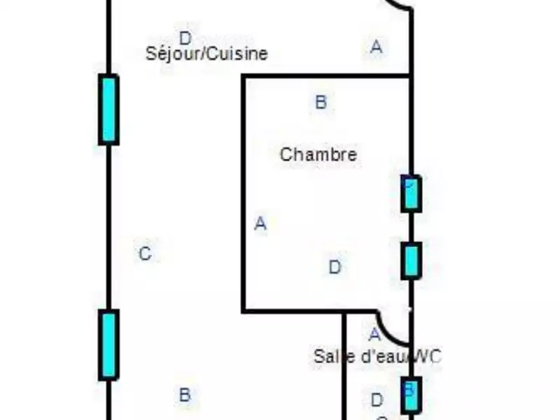 Appartement, 31 m²