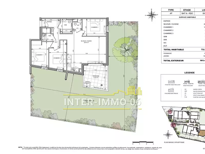 Appartement, 73 m²