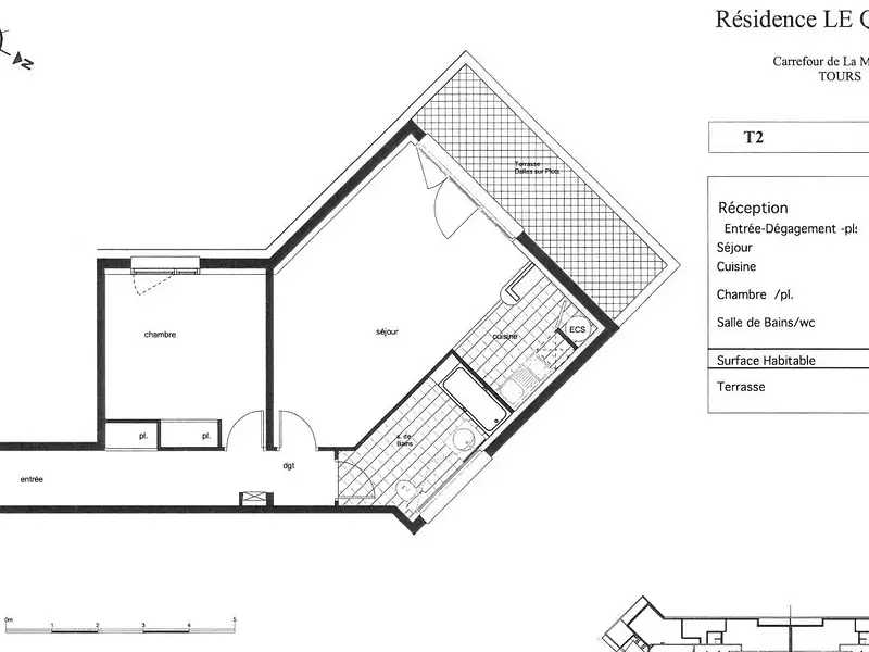 Appartement, 56 m²