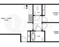 Appartement, 69,25 m²