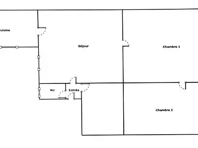 Appartement, 58,4 m²