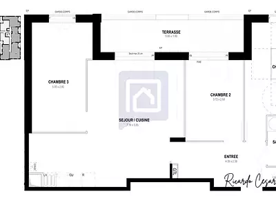Appartement, 81 m²