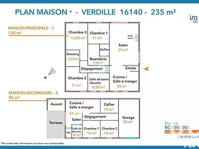 Maison, 225 m²