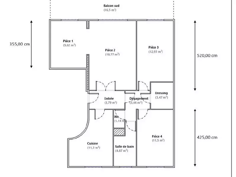 Appartement, 81,03 m²
