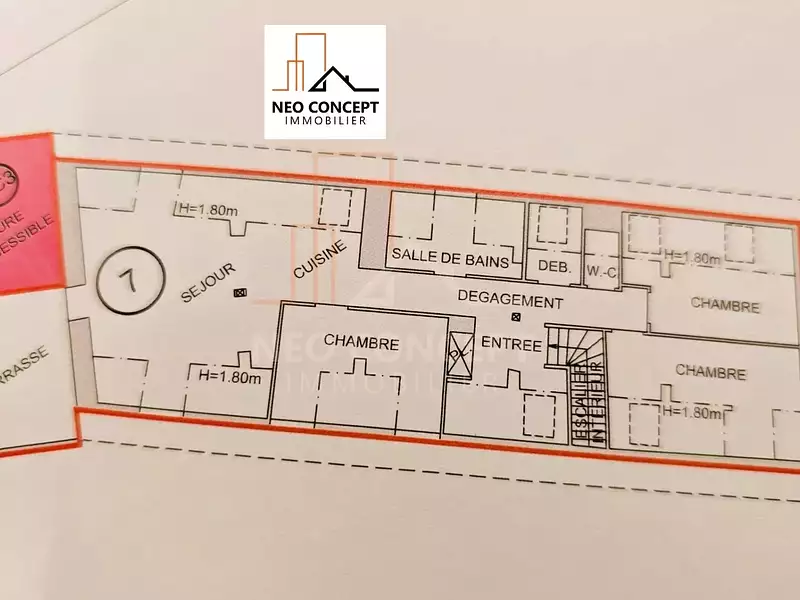 Appartement, 65,34 m²