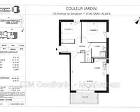 Appartement, 61,1 m²