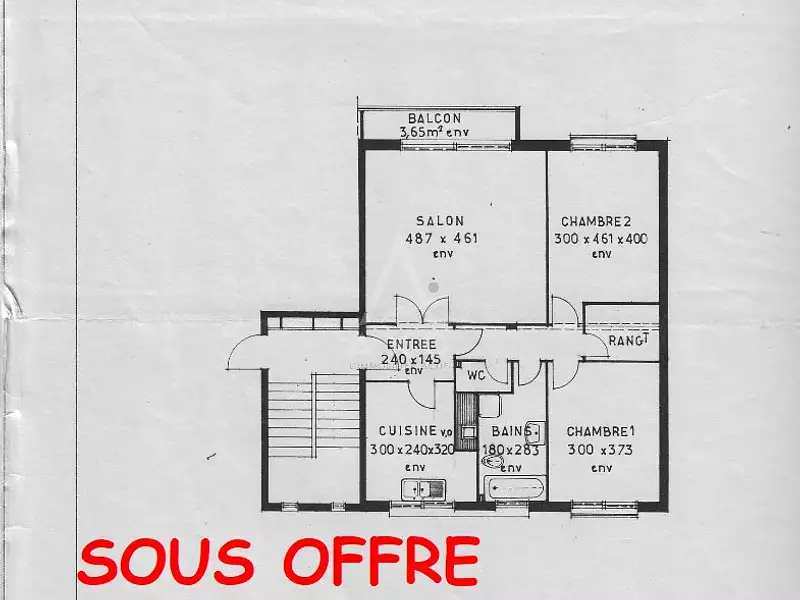 Appartement, 70,91 m²
