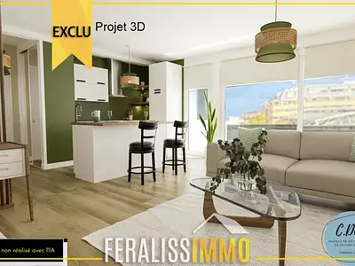 Appartement, 51,68 m²