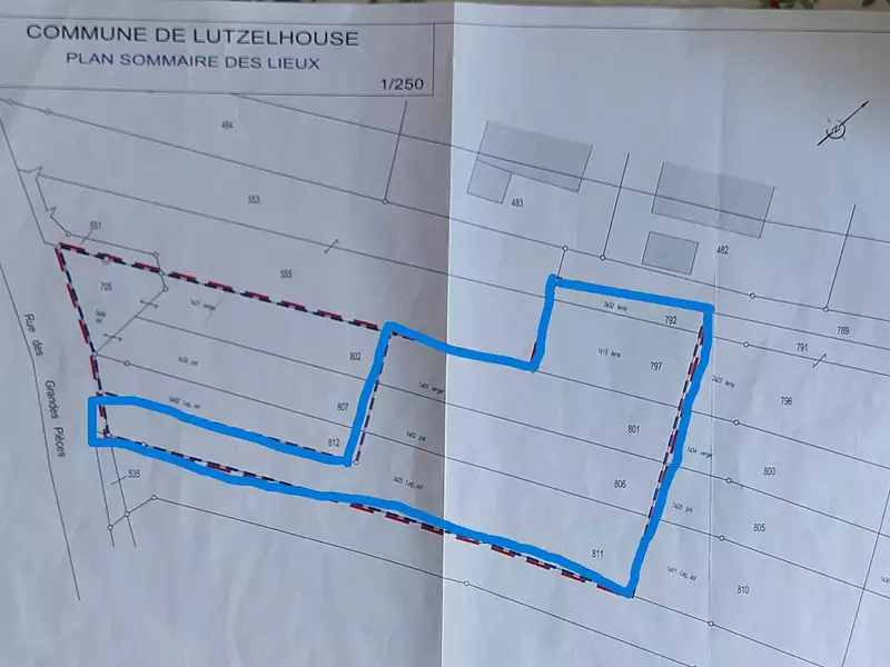 Terrain, 799 m²