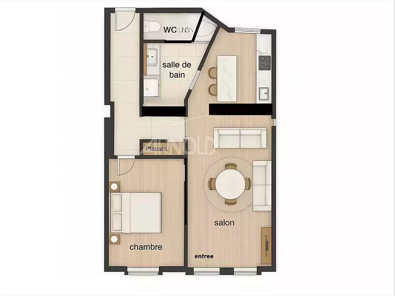 Appartement, 65 m²