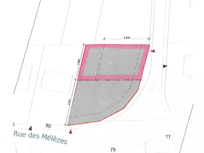 Terrain, 643 m²