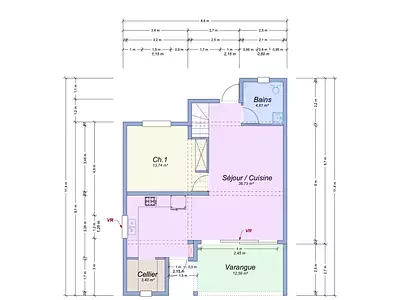 Terrain, 225 m²