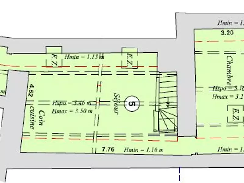 Appartement, 52,97 m²