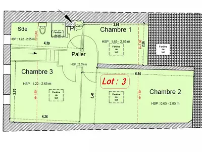 Appartement, 74 m²