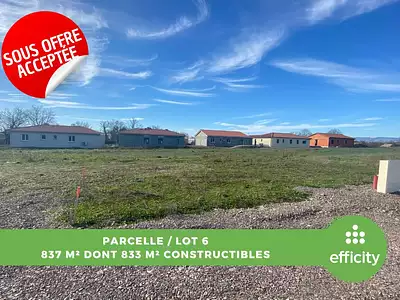 Terrain, 837 m²