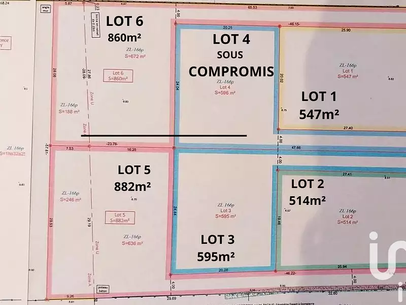 Terrain, 547 m²