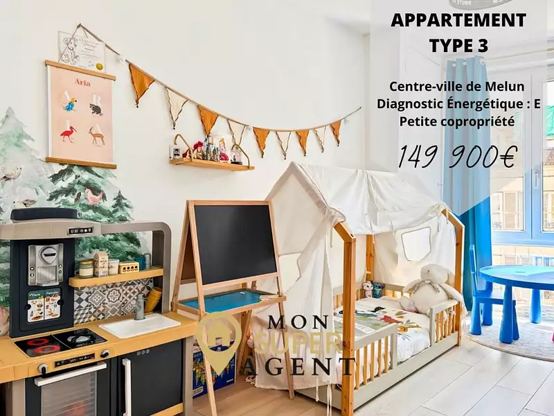 Appartement, 61 m²