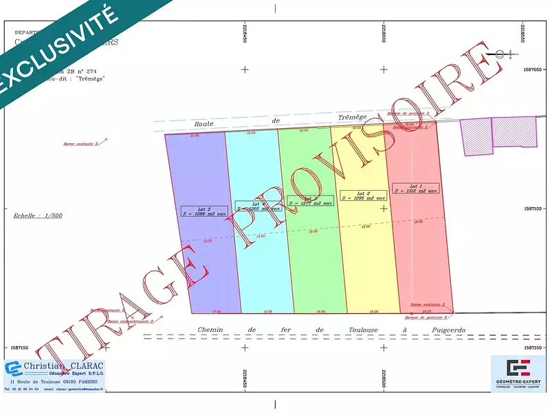 Terrain, 1 260 m²