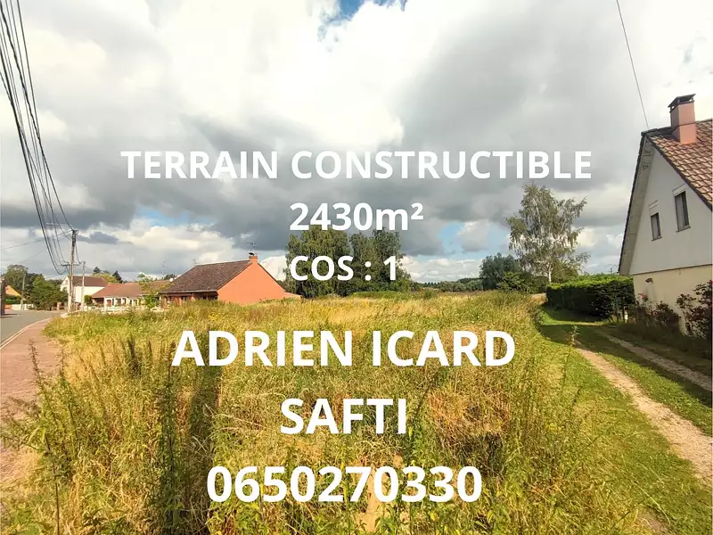 Terrain, 2 430 m²