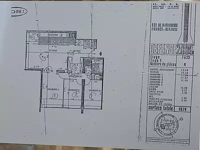 Appartement, 101 m²