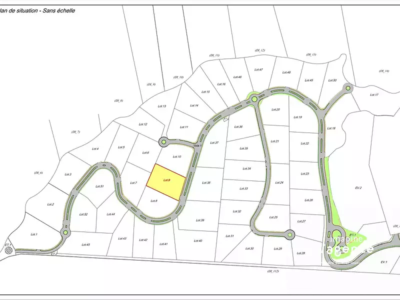 Terrain, 2 000 m²