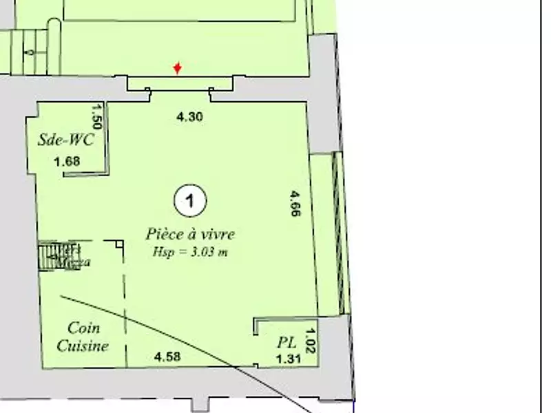 Appartement, 33,92 m²