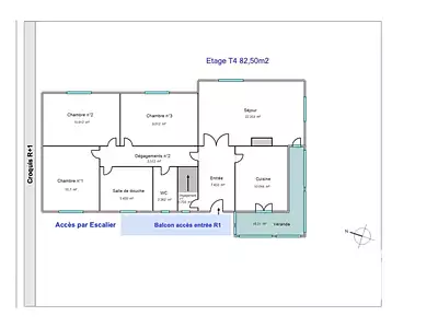 Maison, 132 m²
