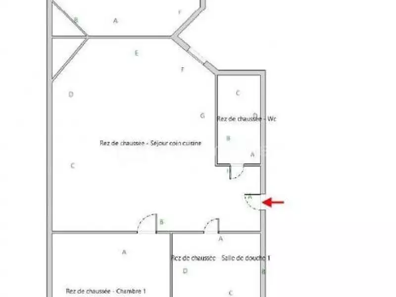 Appartement, 42 m²