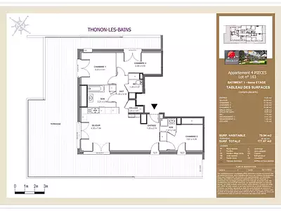 Appartement, 79,94 m²