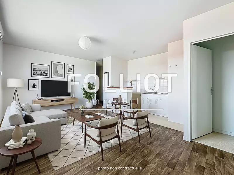 Appartement, 45,1 m²