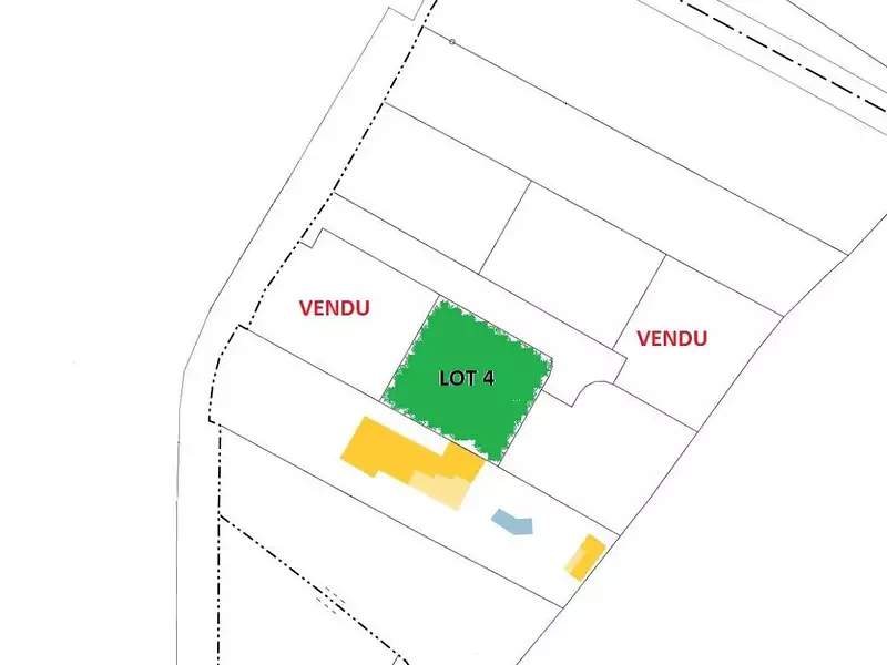 Terrain, 700 m²