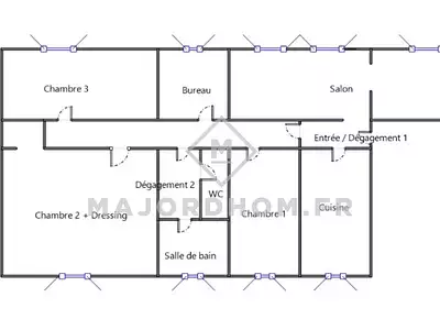 Appartement, 110 m²