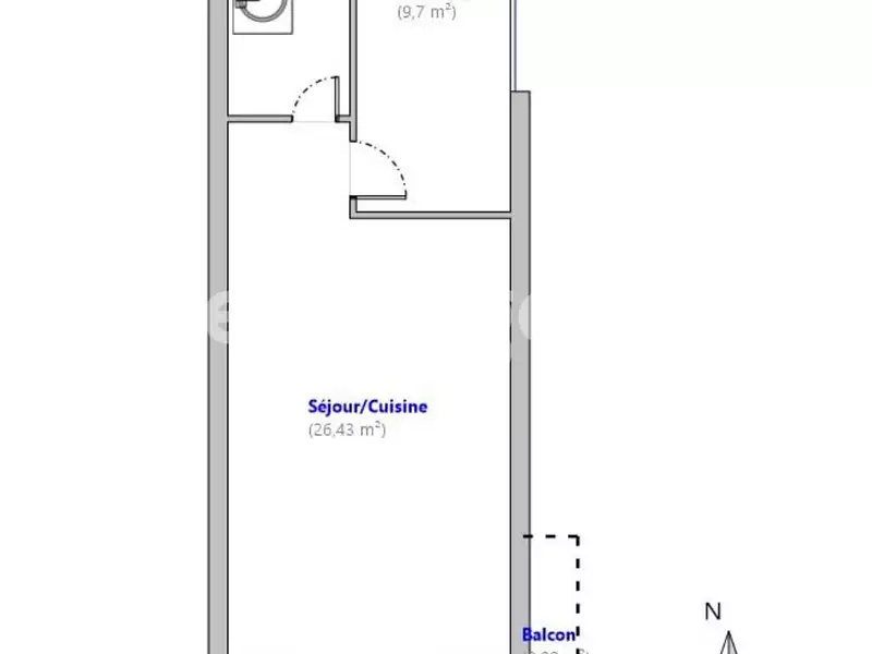Appartement, 40,94 m²