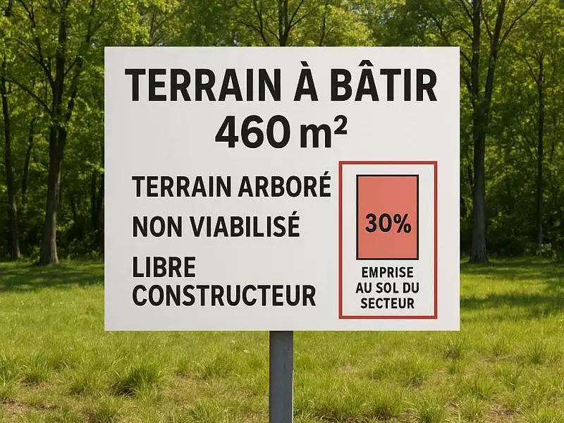 Terrain, 460 m²