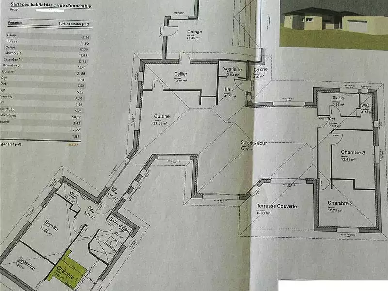 Maison, 184 m²