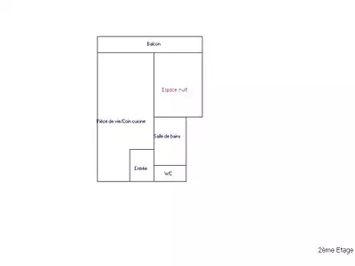 Appartement, 35 m²
