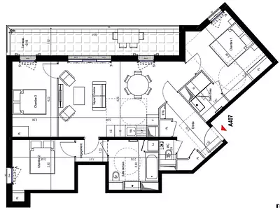 Appartement, 83 m²