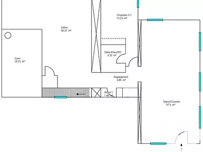 Maison, 164 m²