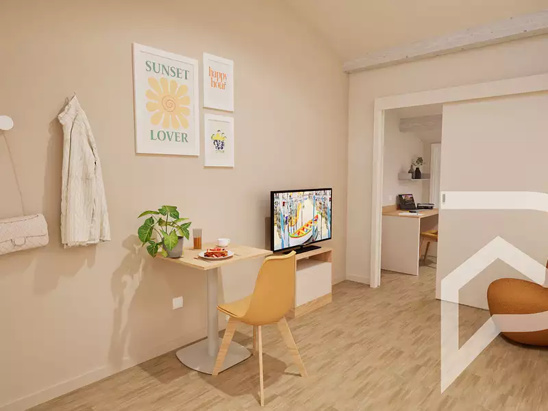 Appartement, 19,37 m²