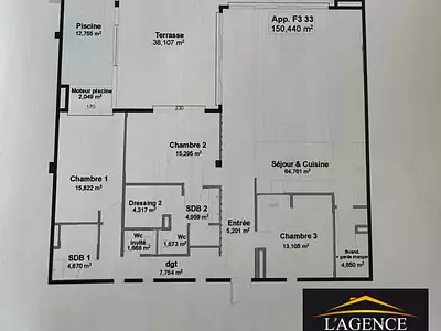 Appartement, 150 m²