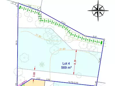 Terrain, 569 m²