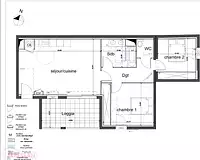 Appartement, 72 m²